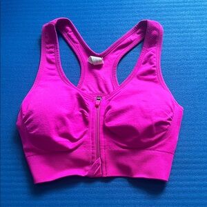 90 Degree By Reflex Fuchsia Sports Bra Size M